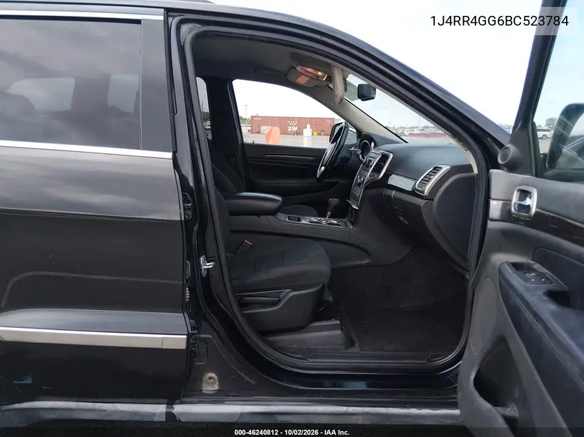 2011 JEEP GRAND CHEROKEE VIN 1J4RR4GG6BC523784 — фото 5