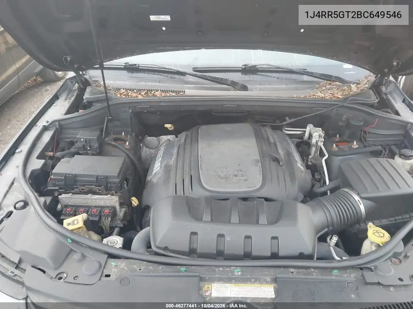 2011 JEEP GRAND CHEROKEE VIN 1J4RR5GT2BC649546 — фото 10
