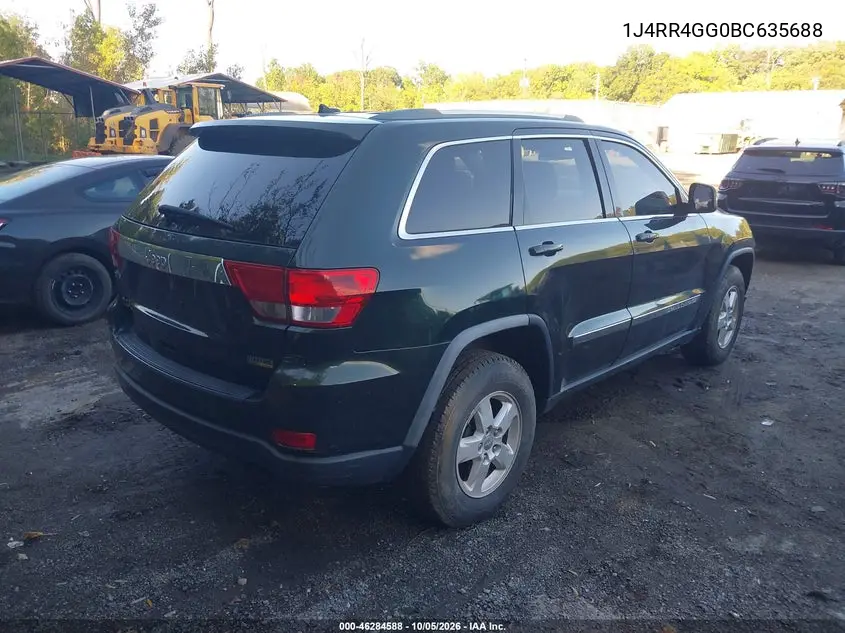 2011 JEEP GRAND CHEROKEE VIN 1J4RR4GG0BC635688 — фото 4