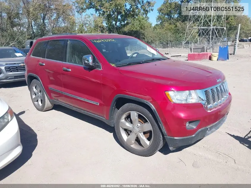 JEEP GRAND CHEROKEE 2011, VIN 1J4RR6GT0BC551525