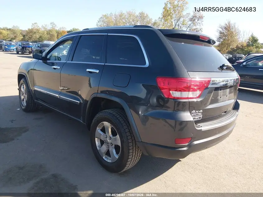 2011 JEEP GRAND CHEROKEE VIN 1J4RR5GG4BC624683 — фото 3