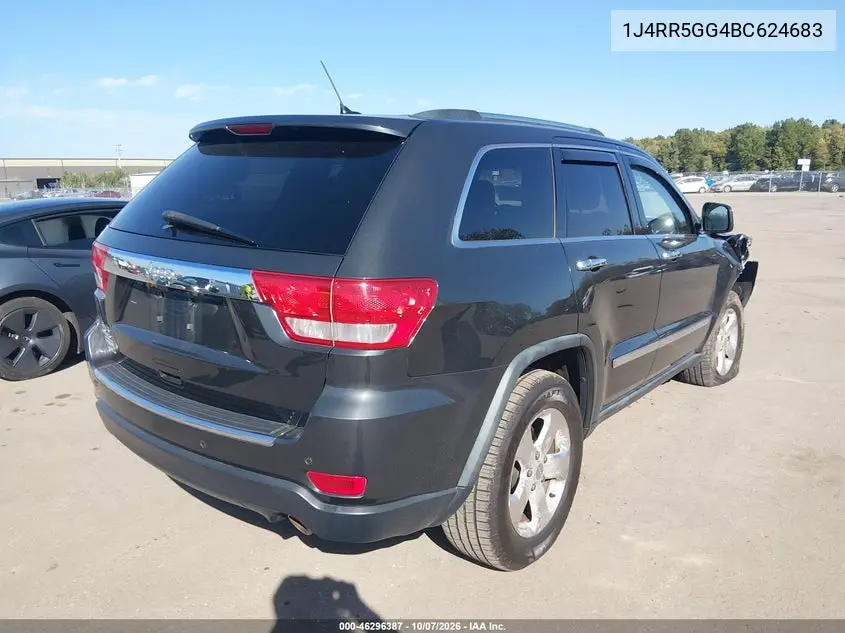 2011 JEEP GRAND CHEROKEE VIN 1J4RR5GG4BC624683 — фото 4