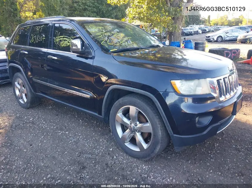 JEEP GRAND CHEROKEE 2011, VIN 1J4RR6GG3BC510129