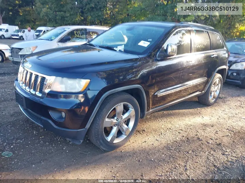 2011 JEEP GRAND CHEROKEE VIN 1J4RR6GG3BC510129 — фото 2