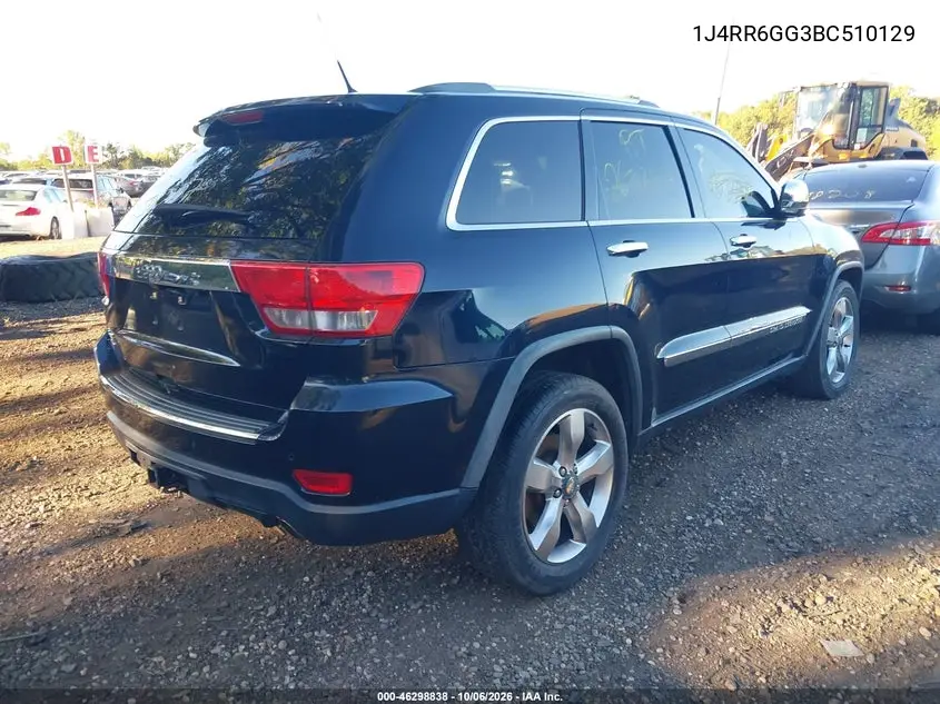 2011 JEEP GRAND CHEROKEE VIN 1J4RR6GG3BC510129 — фото 4