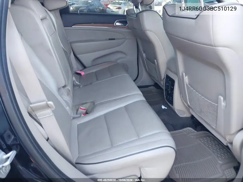 2011 JEEP GRAND CHEROKEE VIN 1J4RR6GG3BC510129 — фото 8