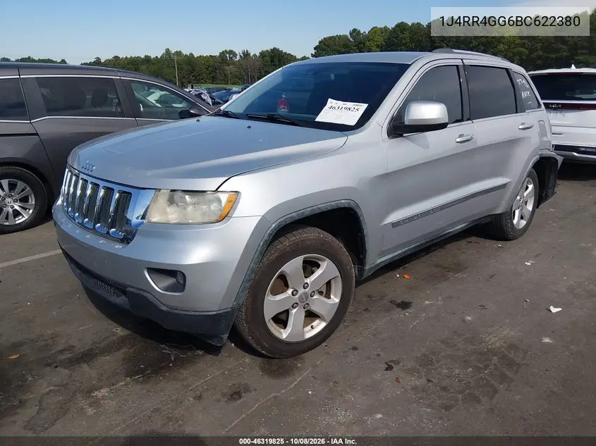 2011 JEEP GRAND CHEROKEE VIN 1J4RR4GG6BC622380 — фото 2