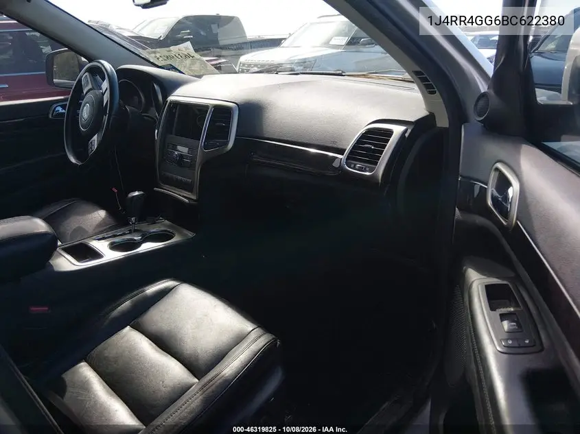 2011 JEEP GRAND CHEROKEE VIN 1J4RR4GG6BC622380 — фото 5