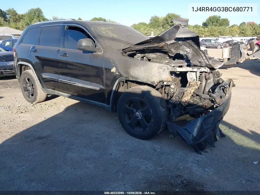 JEEP GRAND CHEROKEE 2011, VIN 1J4RR4GG3BC680771