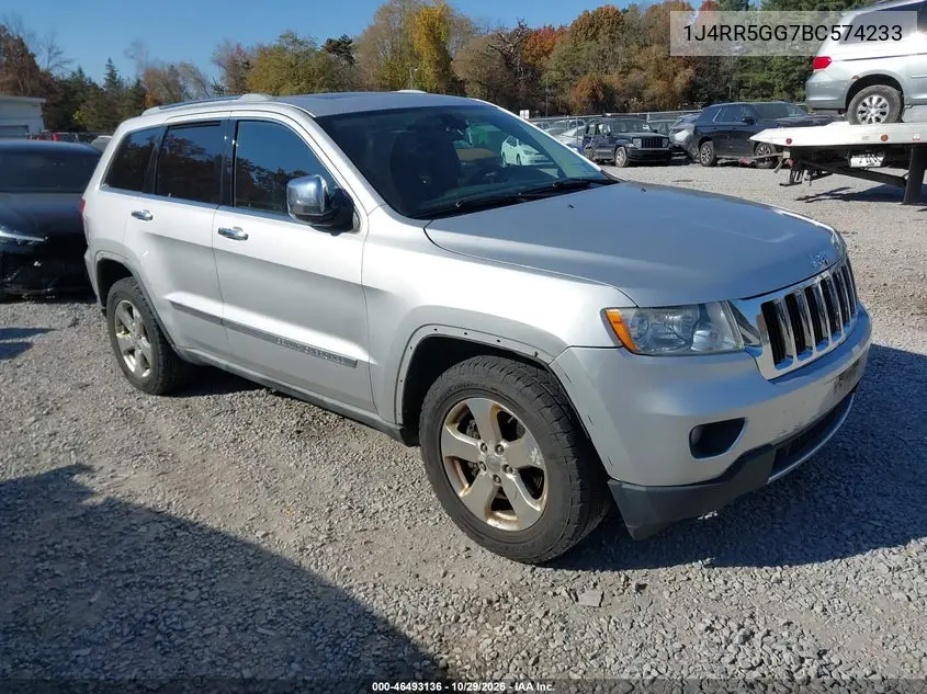 JEEP GRAND CHEROKEE 2011, VIN 1J4RR5GG7BC574233