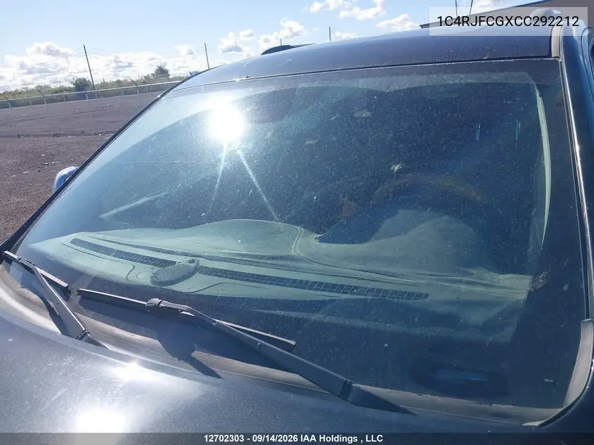2012 JEEP GRAND CHEROKEE VIN 1C4RJFCGXCC292212 — фото 18