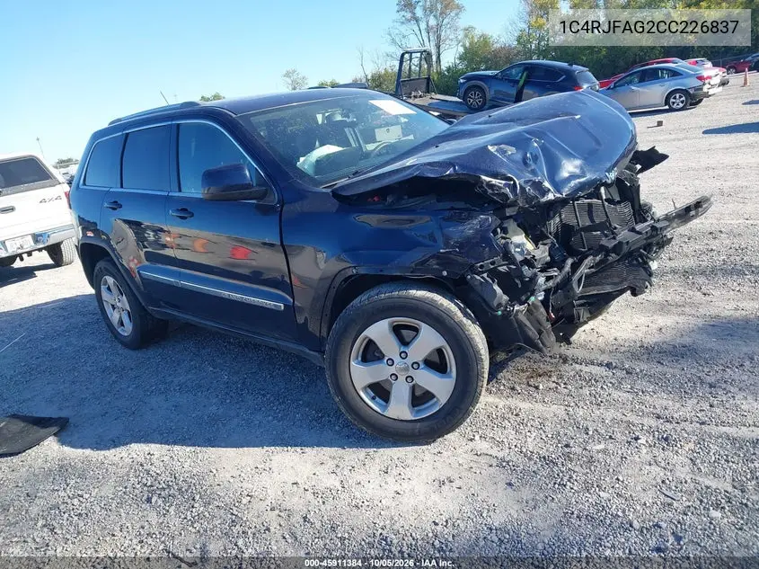 JEEP GRAND CHEROKEE 2012, VIN 1C4RJFAG2CC226837