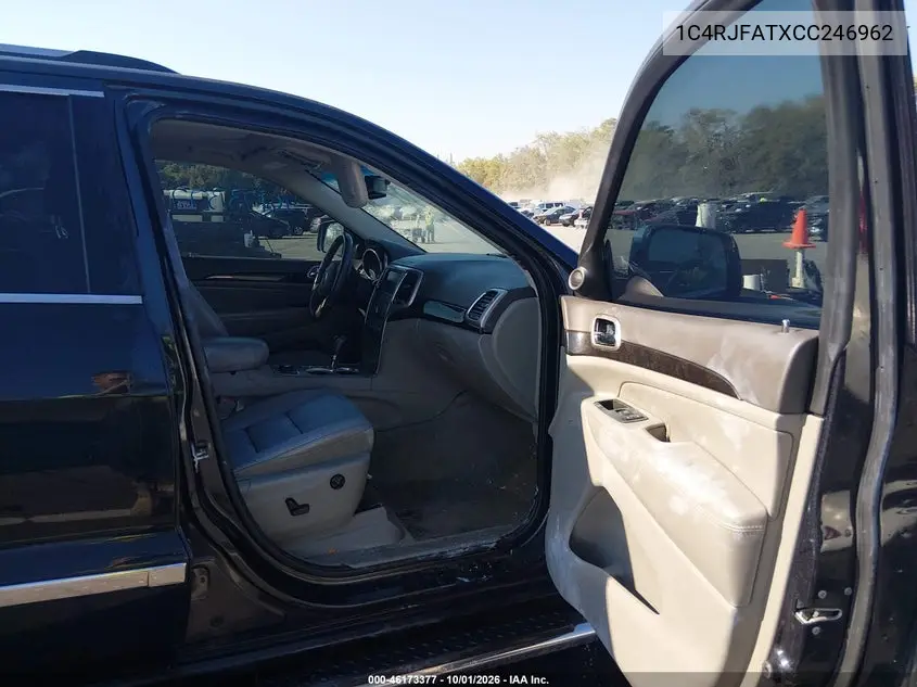 2012 JEEP GRAND CHEROKEE VIN 1C4RJFATXCC246962 — фото 5