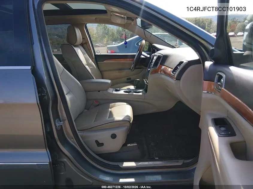 2012 JEEP GRAND CHEROKEE VIN 1C4RJFCT8CC101903 — фото 5