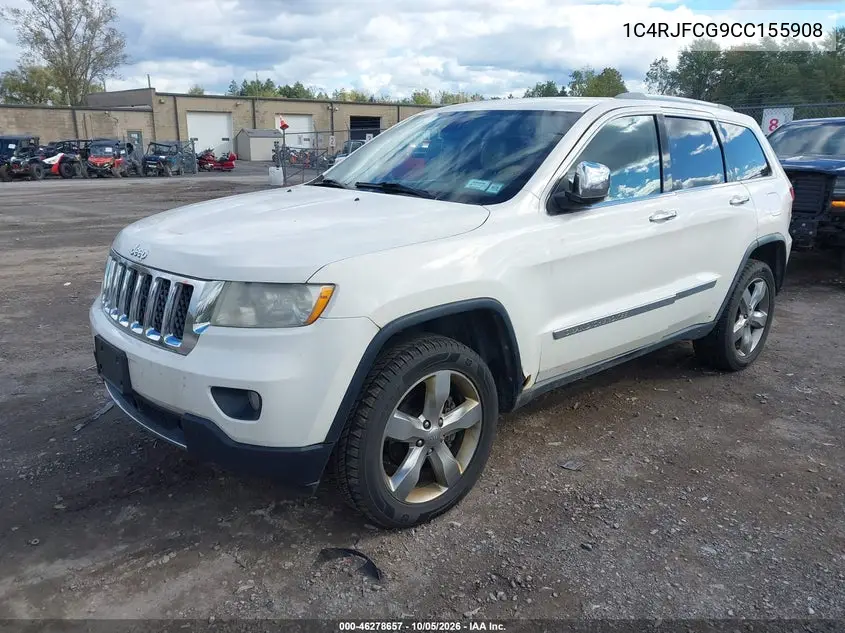 2012 JEEP GRAND CHEROKEE VIN 1C4RJFCG9CC155908 — фото 2