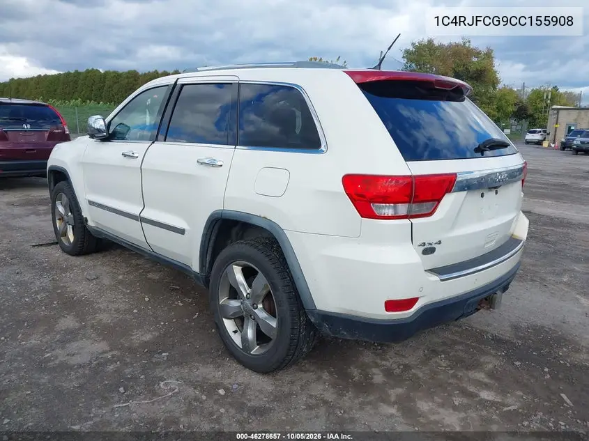 2012 JEEP GRAND CHEROKEE VIN 1C4RJFCG9CC155908 — фото 3