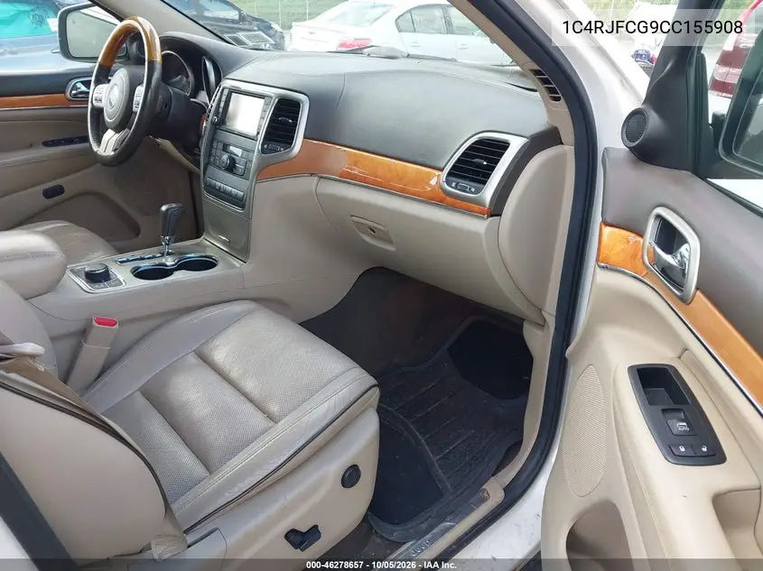 2012 JEEP GRAND CHEROKEE VIN 1C4RJFCG9CC155908 — фото 5