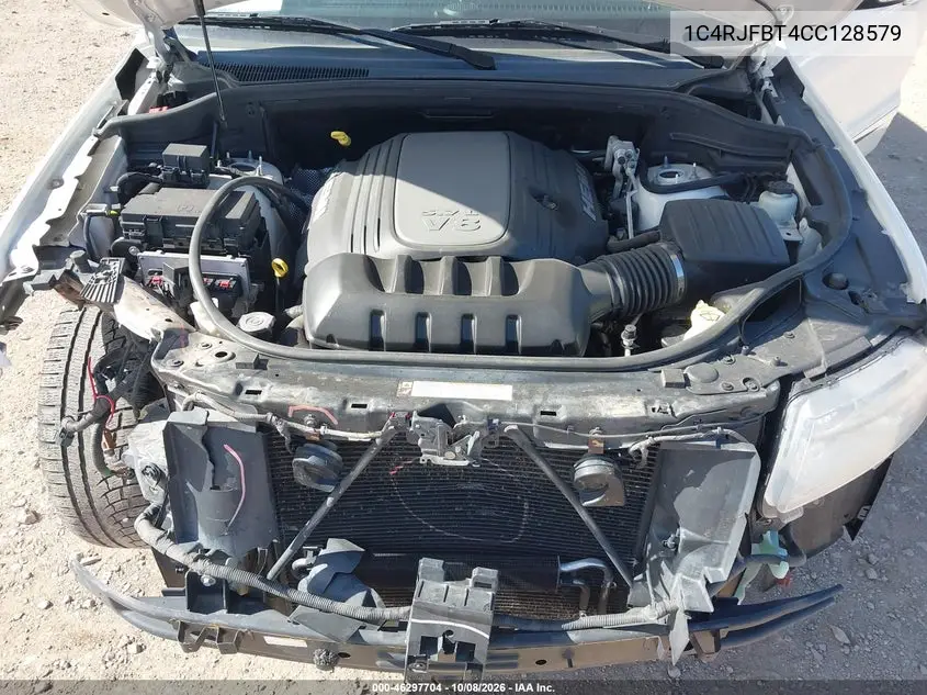 2012 JEEP GRAND CHEROKEE VIN 1C4RJFBT4CC128579 — фото 10