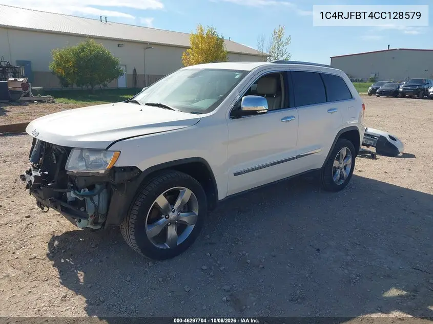 2012 JEEP GRAND CHEROKEE VIN 1C4RJFBT4CC128579 — фото 2