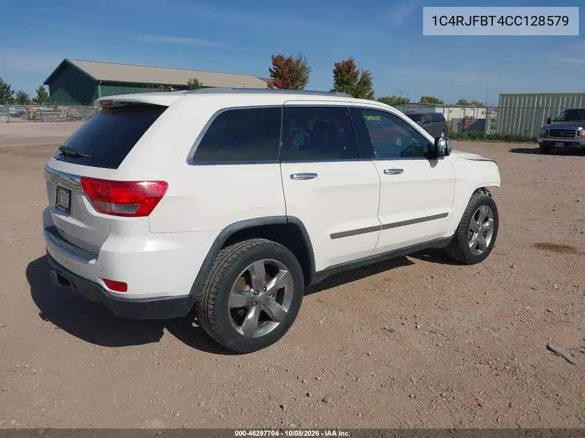 2012 JEEP GRAND CHEROKEE VIN 1C4RJFBT4CC128579 — фото 4