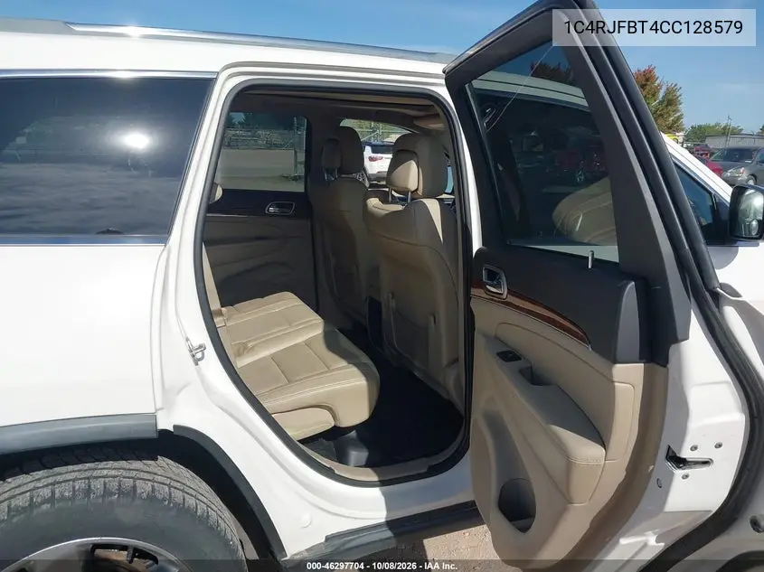 2012 JEEP GRAND CHEROKEE VIN 1C4RJFBT4CC128579 — фото 8