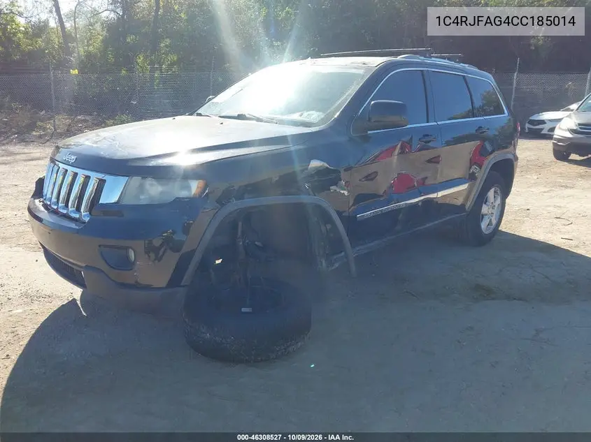 2012 JEEP GRAND CHEROKEE VIN 1C4RJFAG4CC185014 — фото 2