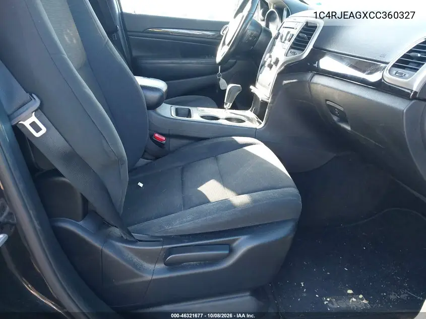 2012 JEEP GRAND CHEROKEE VIN 1C4RJEAGXCC360327 — фото 5