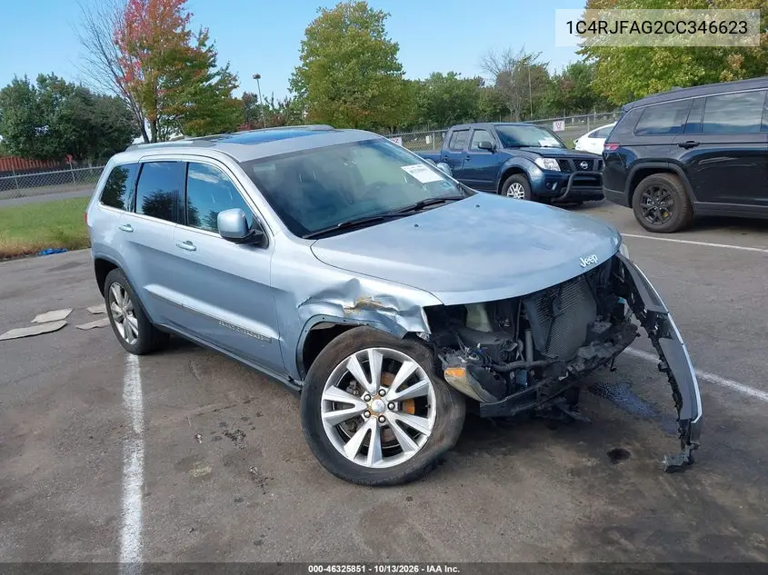 JEEP GRAND CHEROKEE 2012, VIN 1C4RJFAG2CC346623