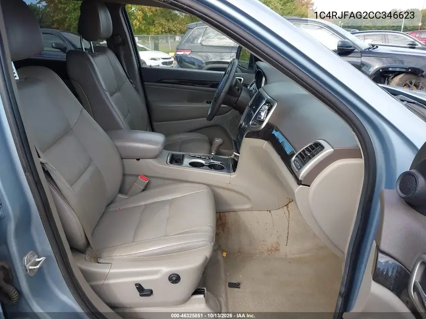 2012 JEEP GRAND CHEROKEE VIN 1C4RJFAG2CC346623 — фото 5