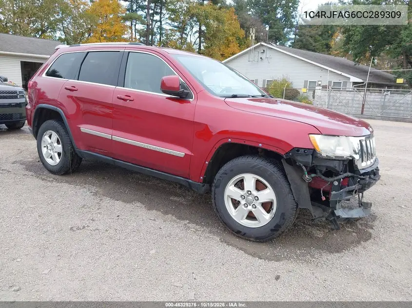 JEEP GRAND CHEROKEE 2012, VIN 1C4RJFAG6CC289309