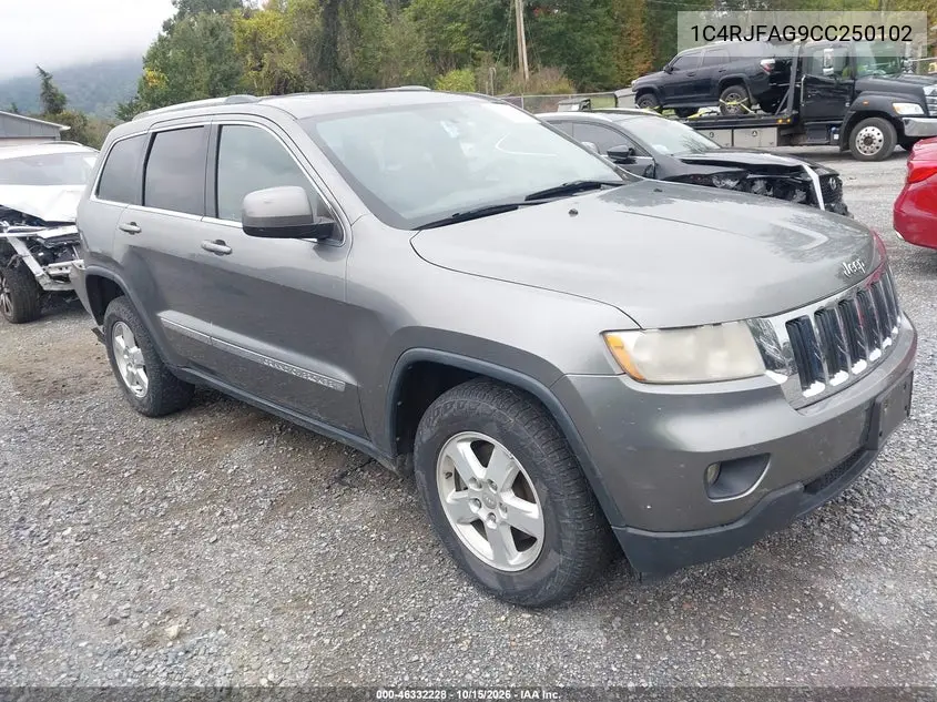 JEEP GRAND CHEROKEE 2012, VIN 1C4RJFAG9CC250102