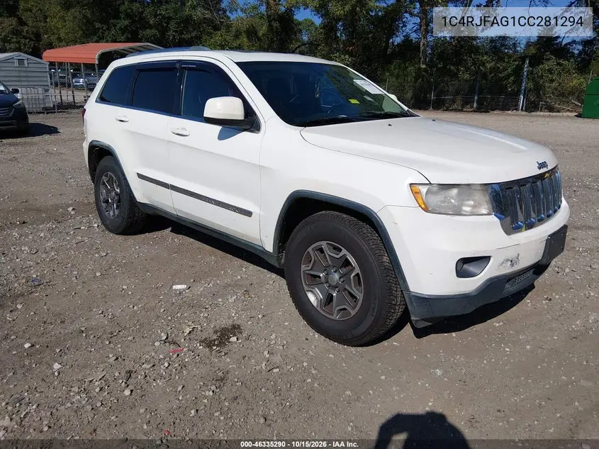 JEEP GRAND CHEROKEE 2012, VIN 1C4RJFAG1CC281294
