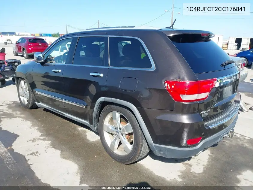 2012 JEEP GRAND CHEROKEE VIN 1C4RJFCT2CC176841 — фото 3