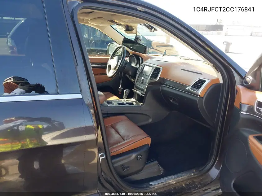 2012 JEEP GRAND CHEROKEE VIN 1C4RJFCT2CC176841 — фото 5