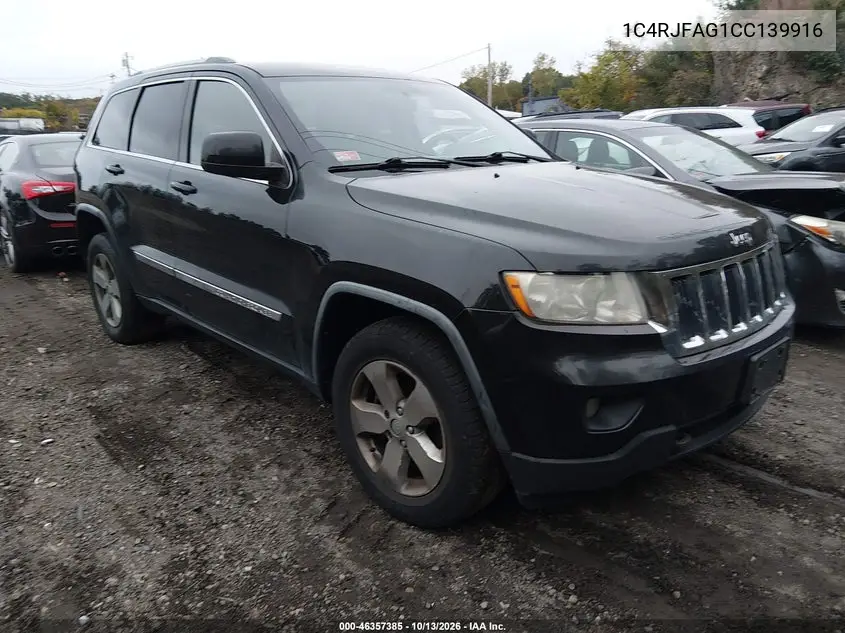 JEEP GRAND CHEROKEE 2012, VIN 1C4RJFAG1CC139916