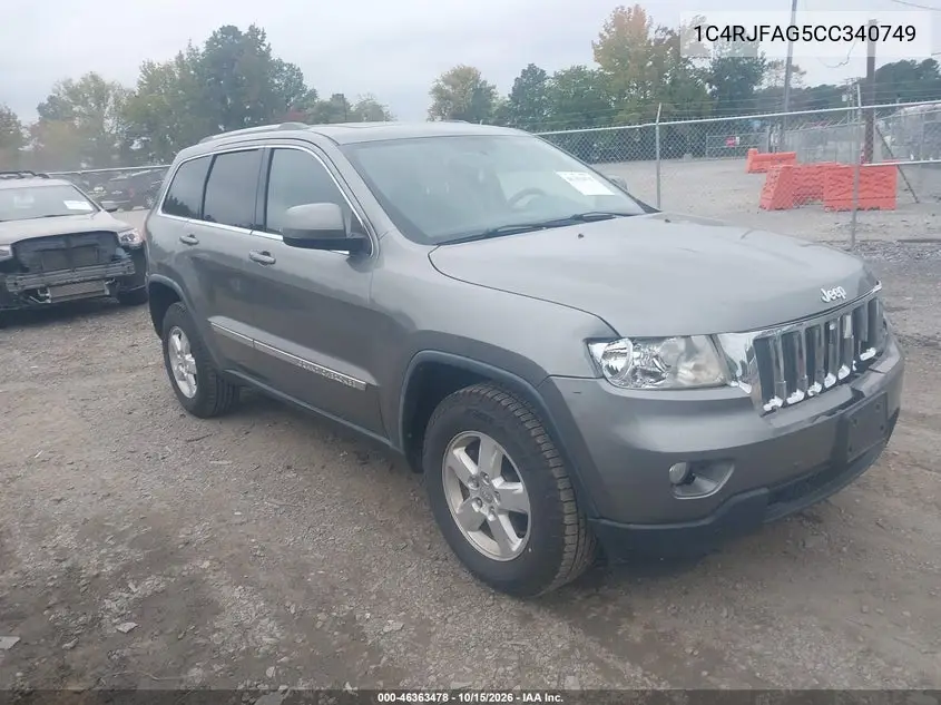 JEEP GRAND CHEROKEE 2012, VIN 1C4RJFAG5CC340749