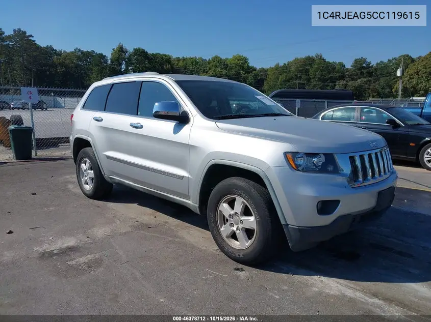 JEEP GRAND CHEROKEE 2012, VIN 1C4RJEAG5CC119615