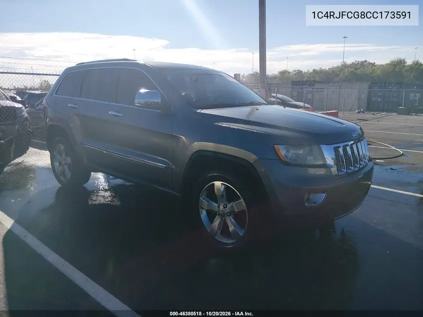 JEEP GRAND CHEROKEE 2012, VIN 1C4RJFCG8CC173591