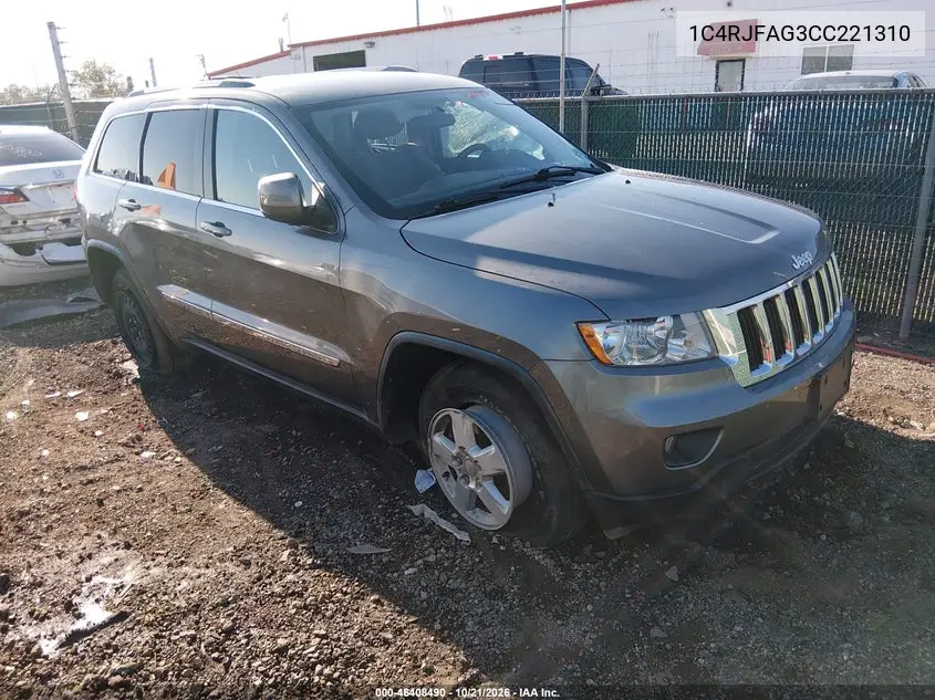 JEEP GRAND CHEROKEE 2012, VIN 1C4RJFAG3CC221310