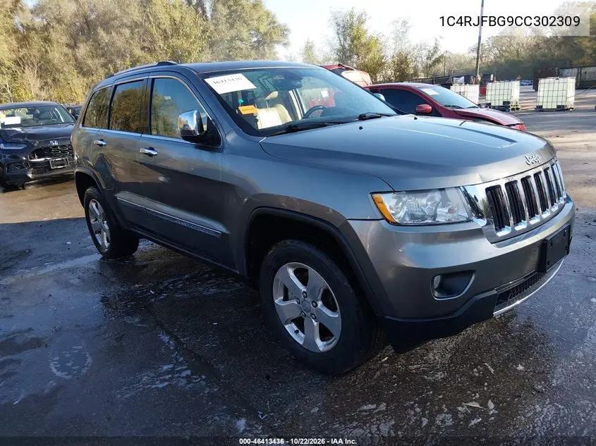 JEEP GRAND CHEROKEE 2012, VIN 1C4RJFBG9CC302309
