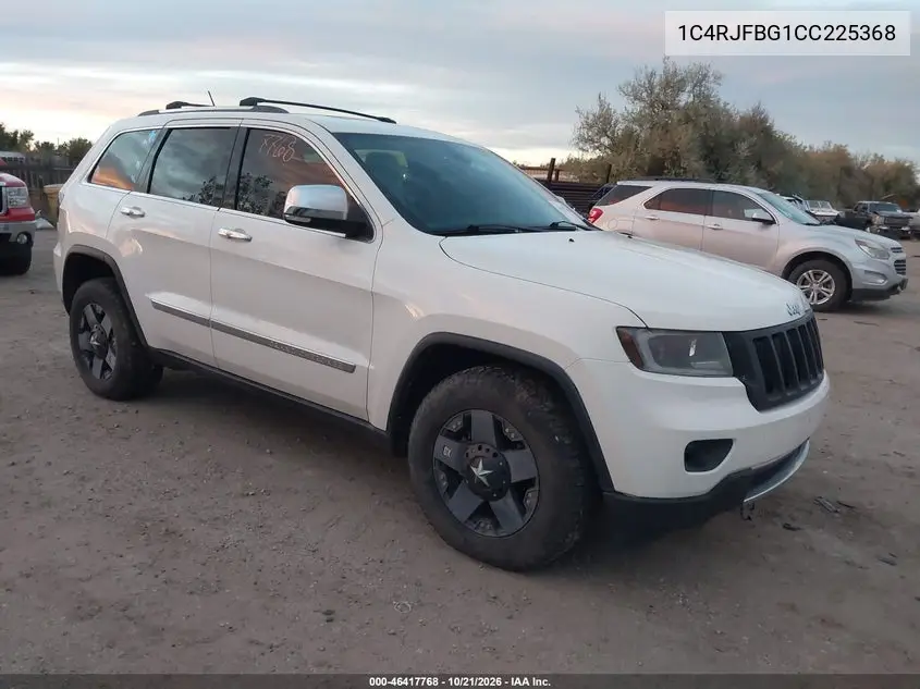 JEEP GRAND CHEROKEE 2012, VIN 1C4RJFBG1CC225368