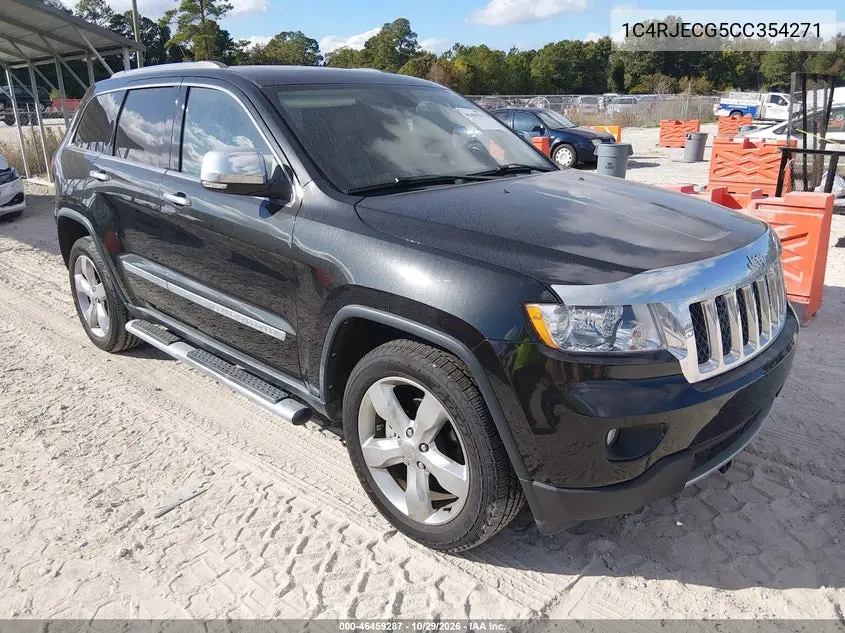 JEEP GRAND CHEROKEE 2012, VIN 1C4RJECG5CC354271