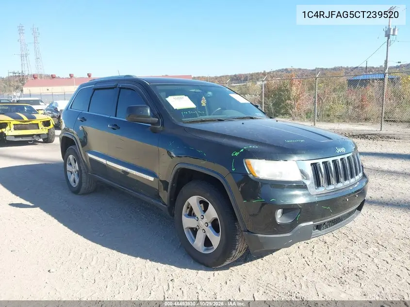 JEEP GRAND CHEROKEE 2012, VIN 1C4RJFAG5CT239520