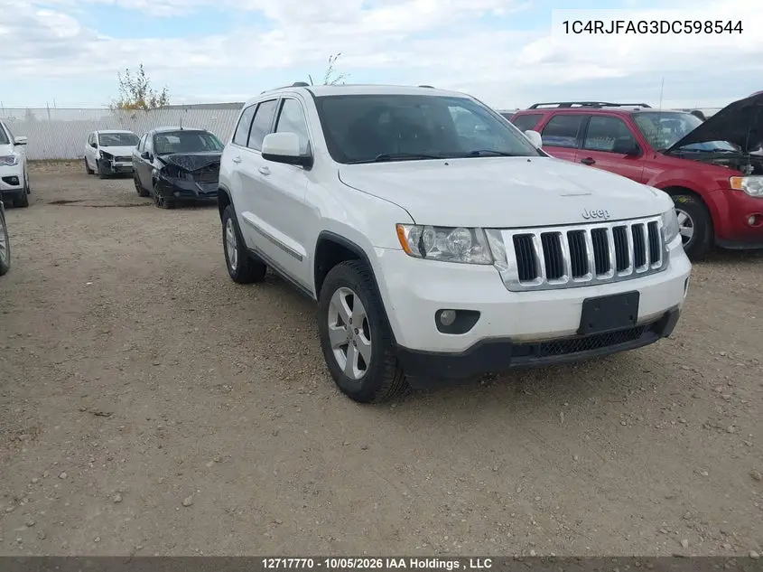JEEP GRAND CHEROKEE 2013, VIN 1C4RJFAG3DC598544