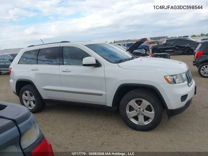2013 JEEP GRAND CHEROKEE VIN 1C4RJFAG3DC598544 — фото 13