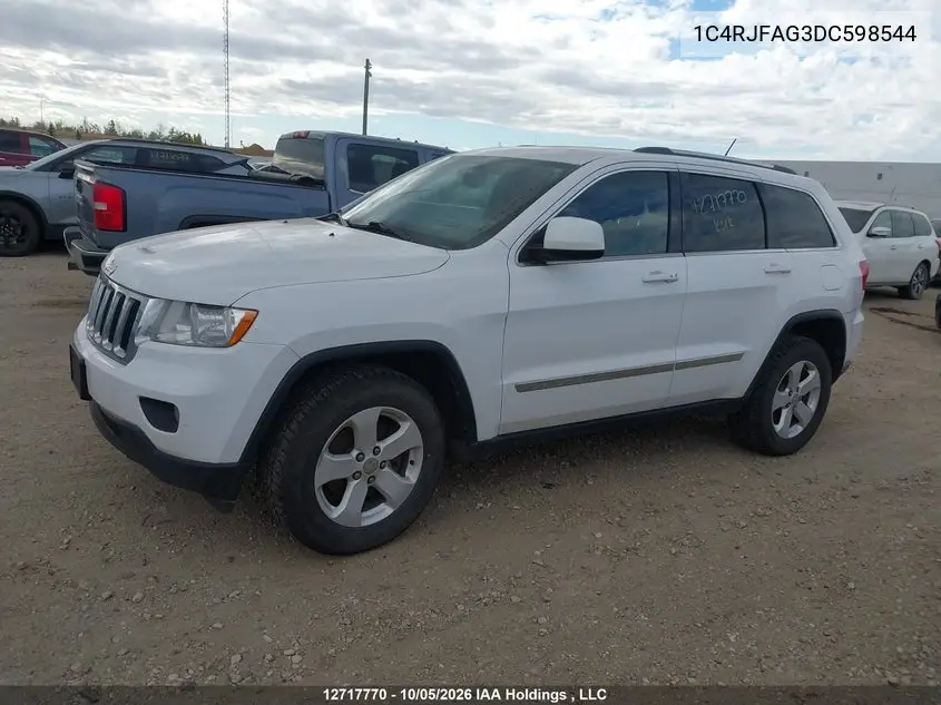 2013 JEEP GRAND CHEROKEE VIN 1C4RJFAG3DC598544 — фото 14