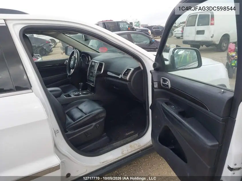 2013 JEEP GRAND CHEROKEE VIN 1C4RJFAG3DC598544 — фото 5