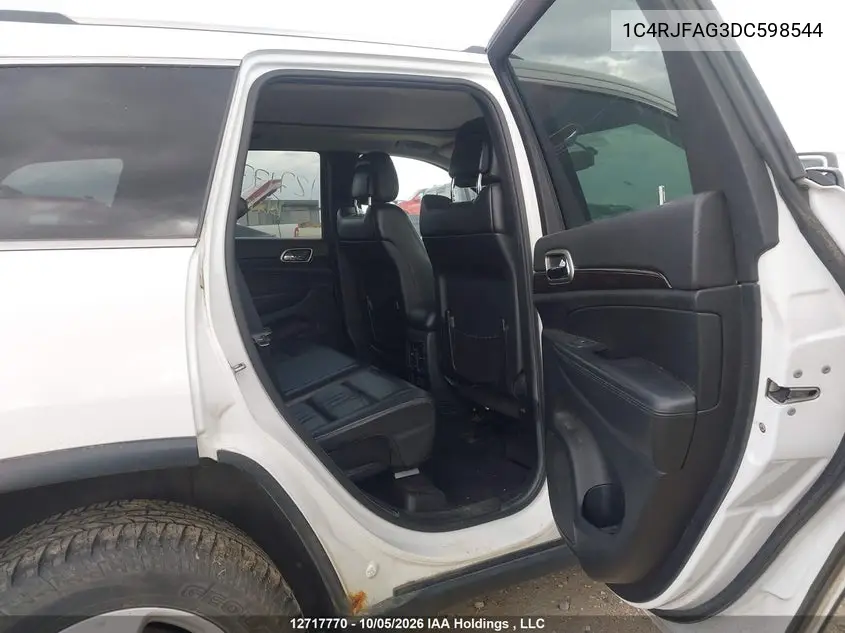 2013 JEEP GRAND CHEROKEE VIN 1C4RJFAG3DC598544 — фото 8