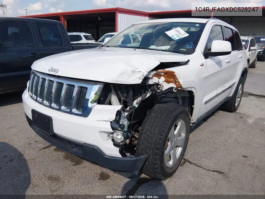 2013 JEEP GRAND CHEROKEE VIN 1C4RJFAGXDC528247 — фото 2