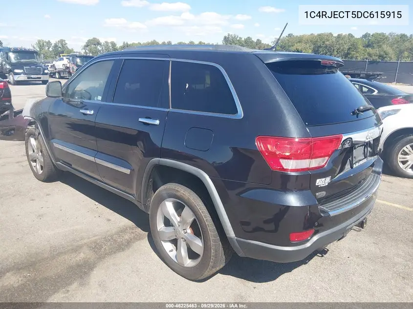 2013 JEEP GRAND CHEROKEE VIN 1C4RJECT5DC615915 — фото 3